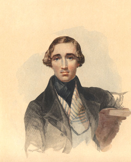 Портрет А.I. Лагоди. Акварель. 1839.