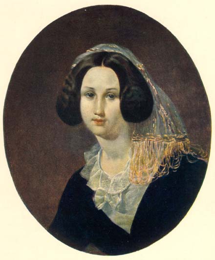 Портрет Є. В.Кейкуатової. 1847. Полотно, олія.